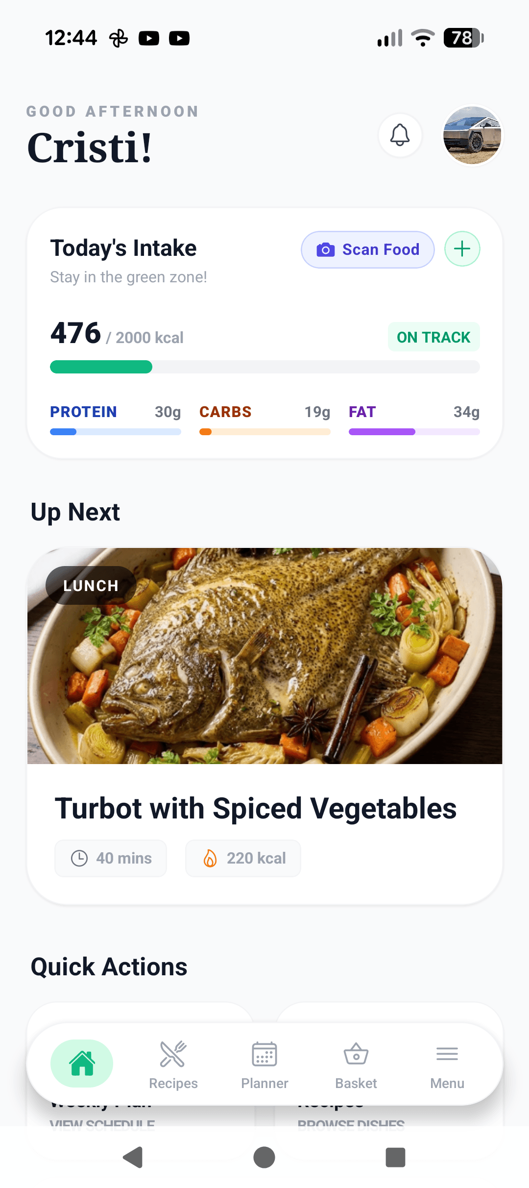 Riov App Interface